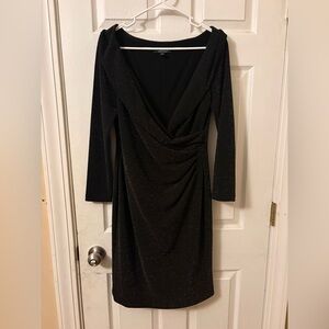 Ralph Lauren Elegant Black Long Sleeve Dress